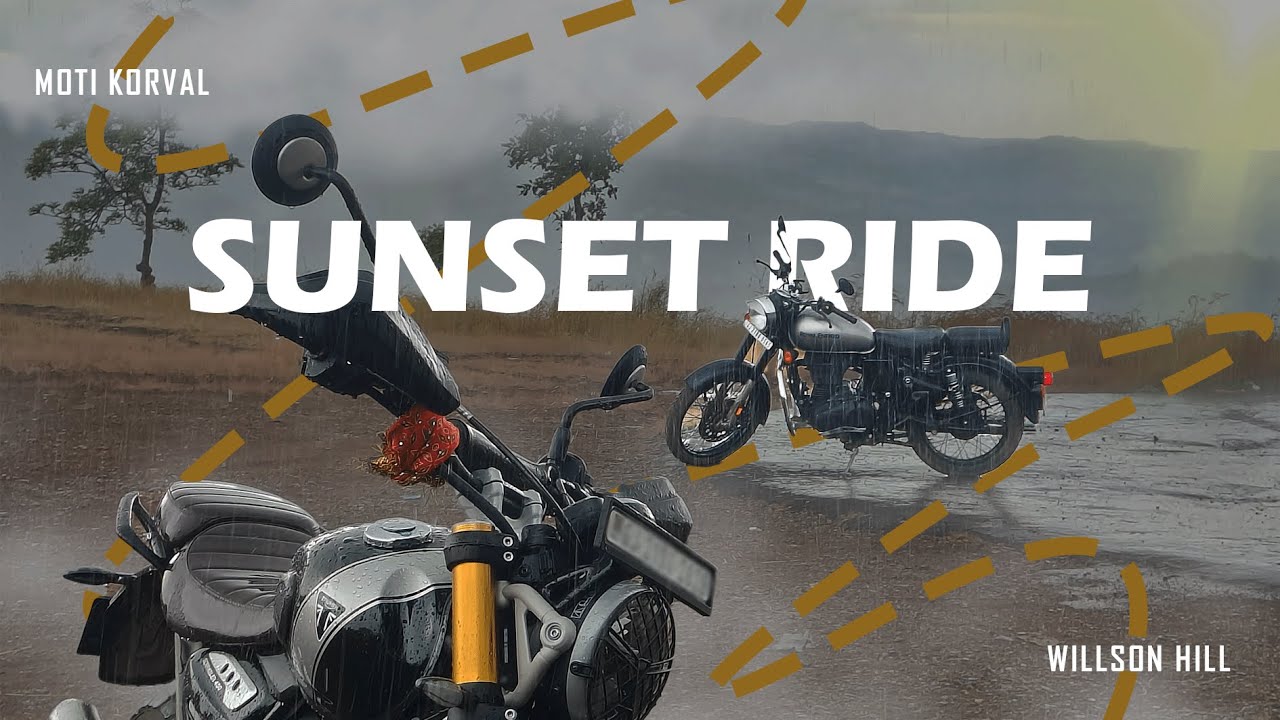 Unexpected Sunset Ride | Rain, Fog & Off-Road Adventure Experience
