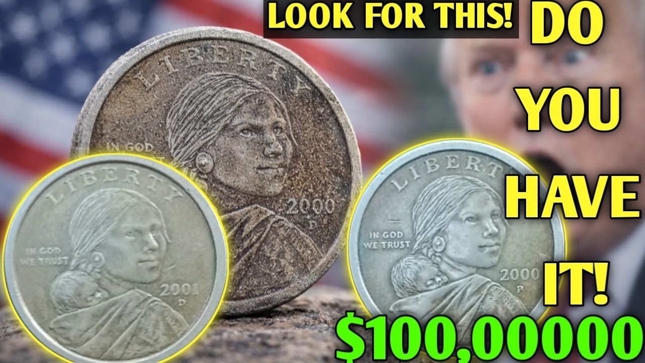 Top 3 Sacagawea Dollars Worth Money 💰 2000-P & 2001-D Rare Varieties