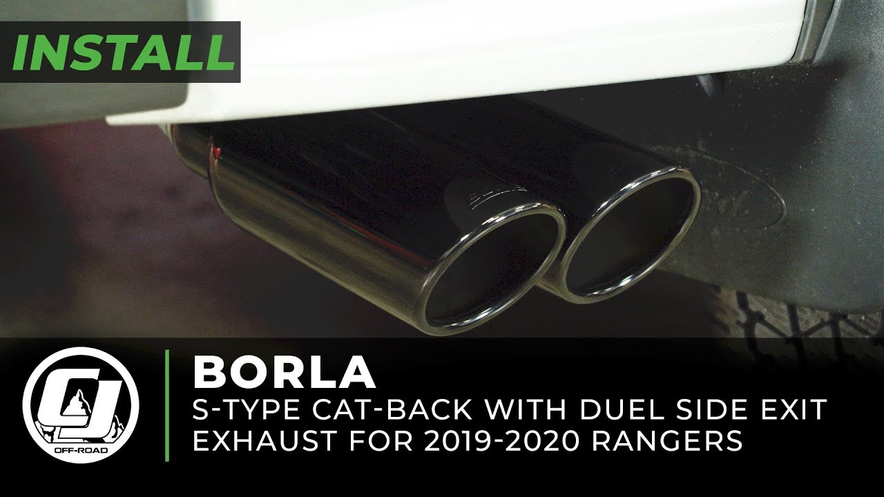 Установка Ranger 2019-2020 | Выхлопная система Borla S-Type Cat-Back