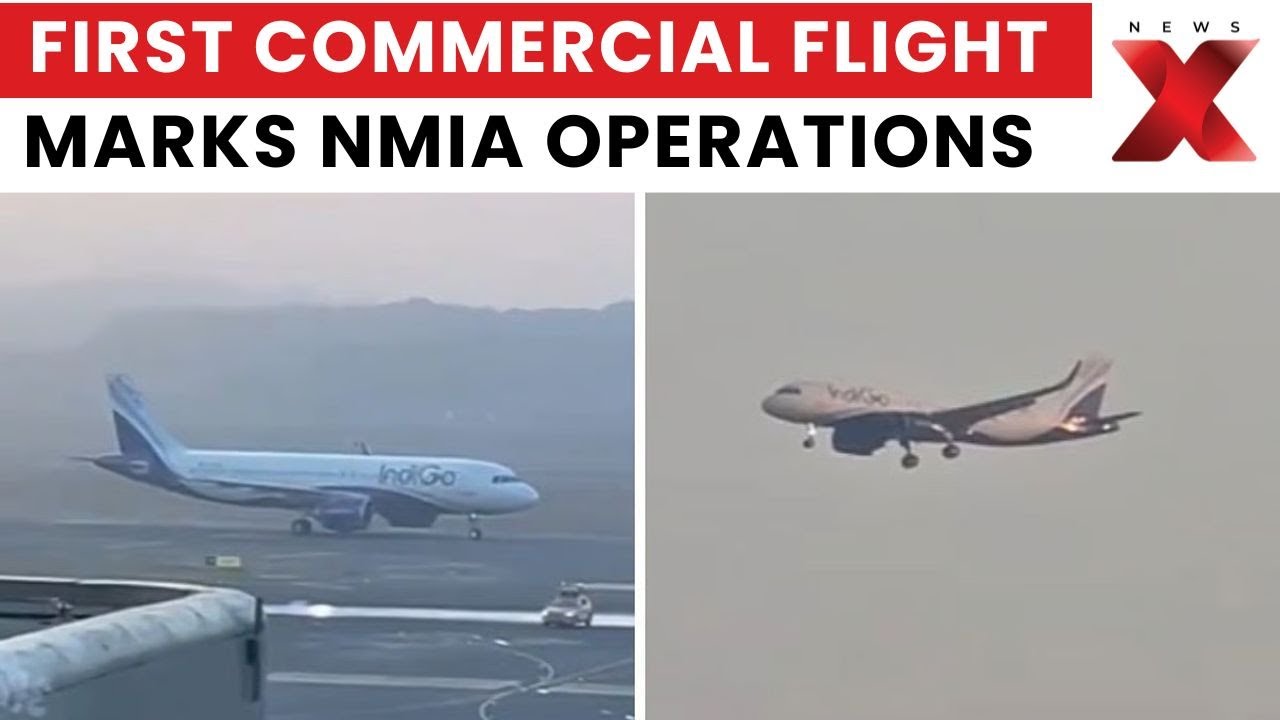 Navi Mumbai International Airport Commences Airside Operations With First Flight | NewsX