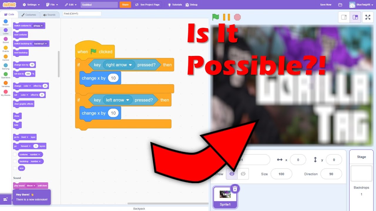 I MADE Gorilla Tag in SCRATCH?!