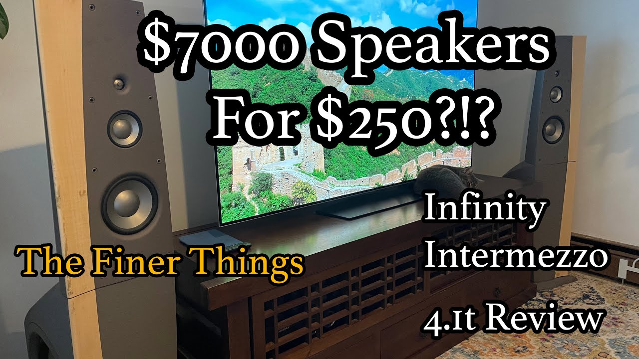 $7000 Speakers For $250!?! - Infinity Intermezzo 4.1t Loudspeaker Review