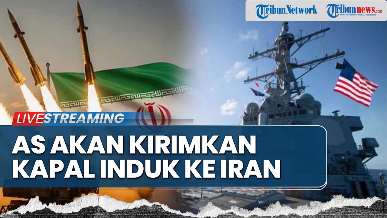 🔴Ketegangan Meningkat! Trump Sinyal Diplomasi, AS Kirim Armada Kapal Induk ke Iran