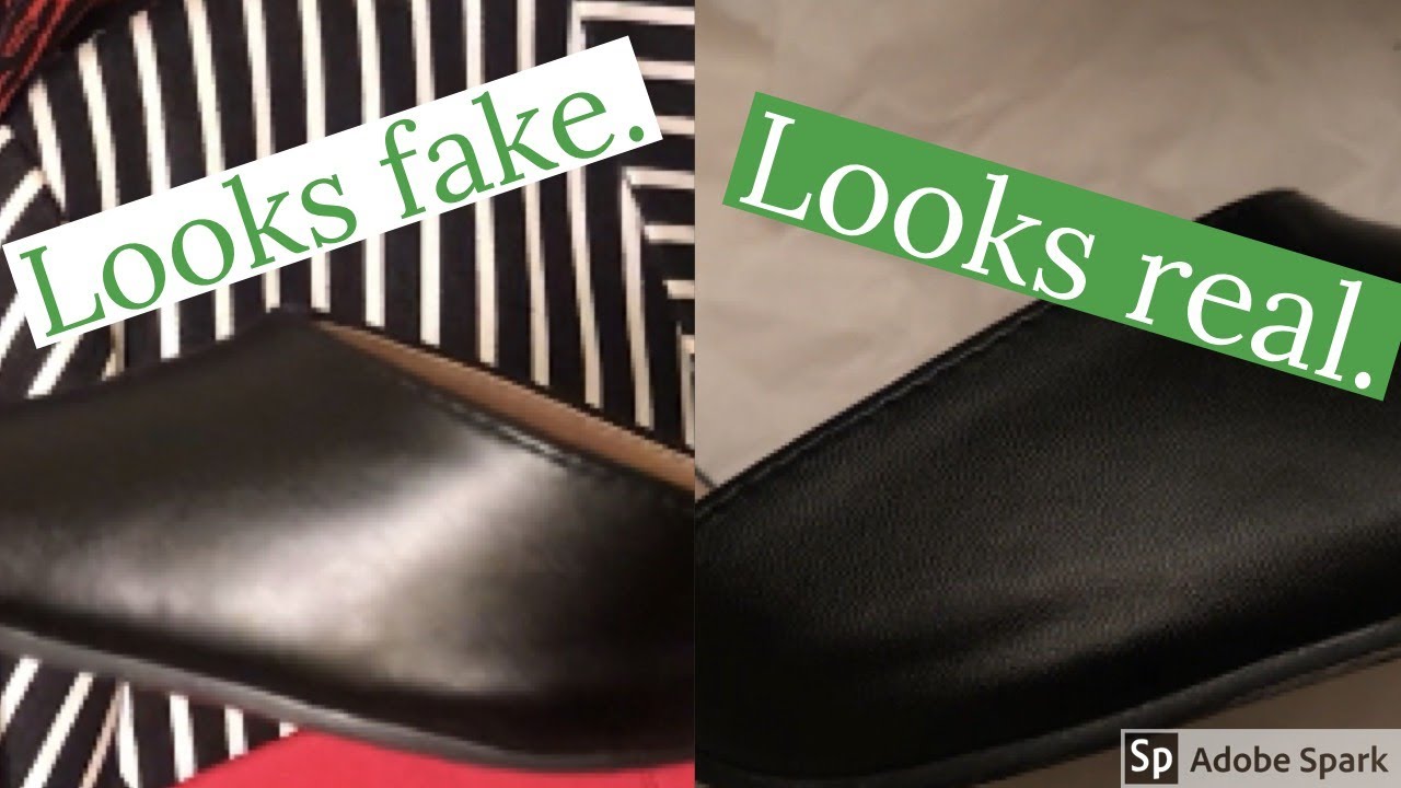 Faux Leather Shoes: MAKEOVER