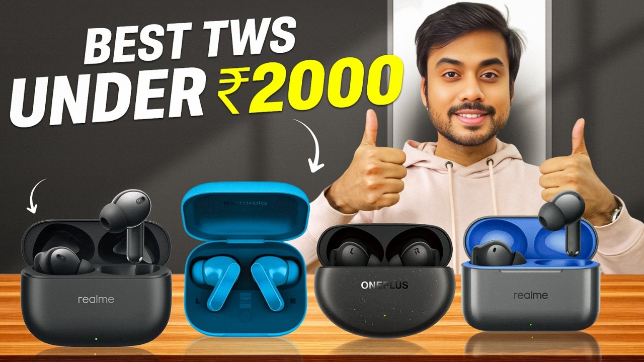 Best TWS Earbuds Under ₹2000 - NEW List for 2026
