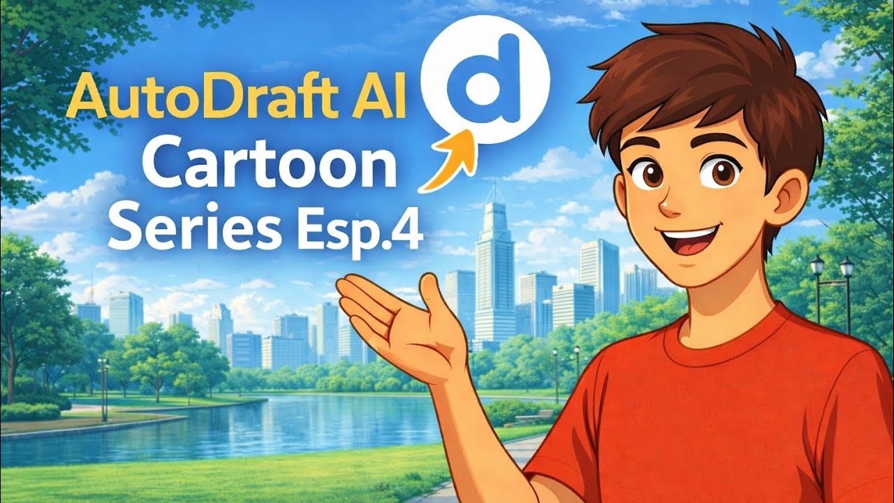 Autodraft Ai Cartoon Series Eps.4 | Autodraft Ai | Cartoon kaise banaye 