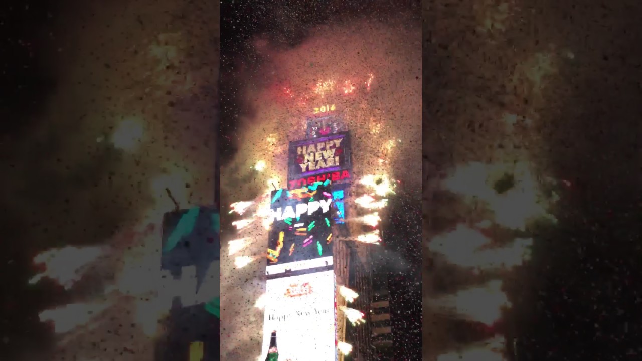 Times Square Ball Drop NYC 2016