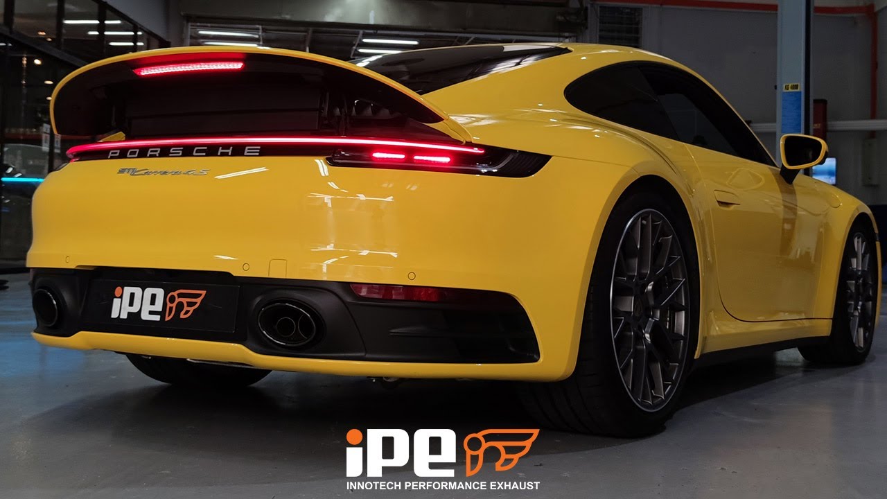 PORSCHE 911 992 CARRERA 4S IPE EXHAUST | STAGE 2 OPF DELETE