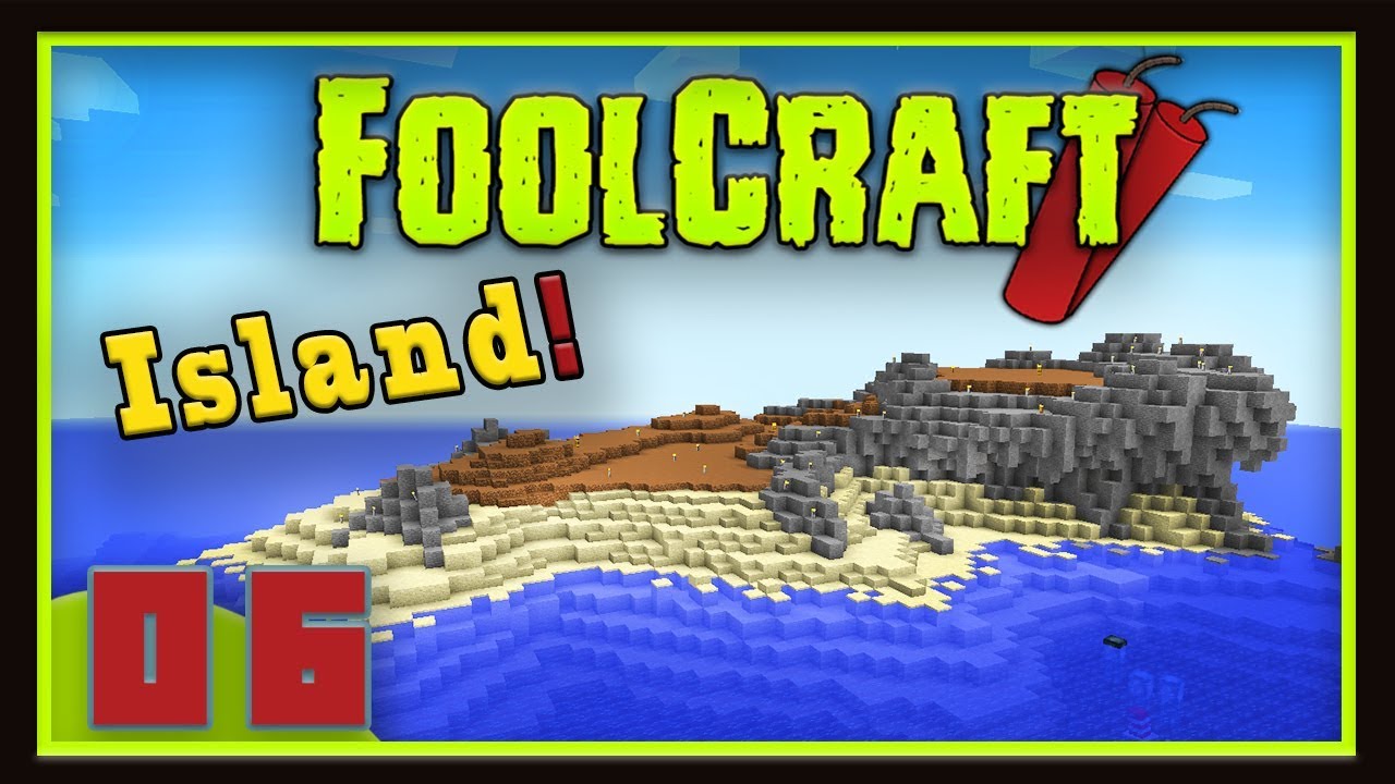 Foolcraft 2:  Out Of Nowhere An Island APPEARS!    (Modded Minecraft 1.10.2)