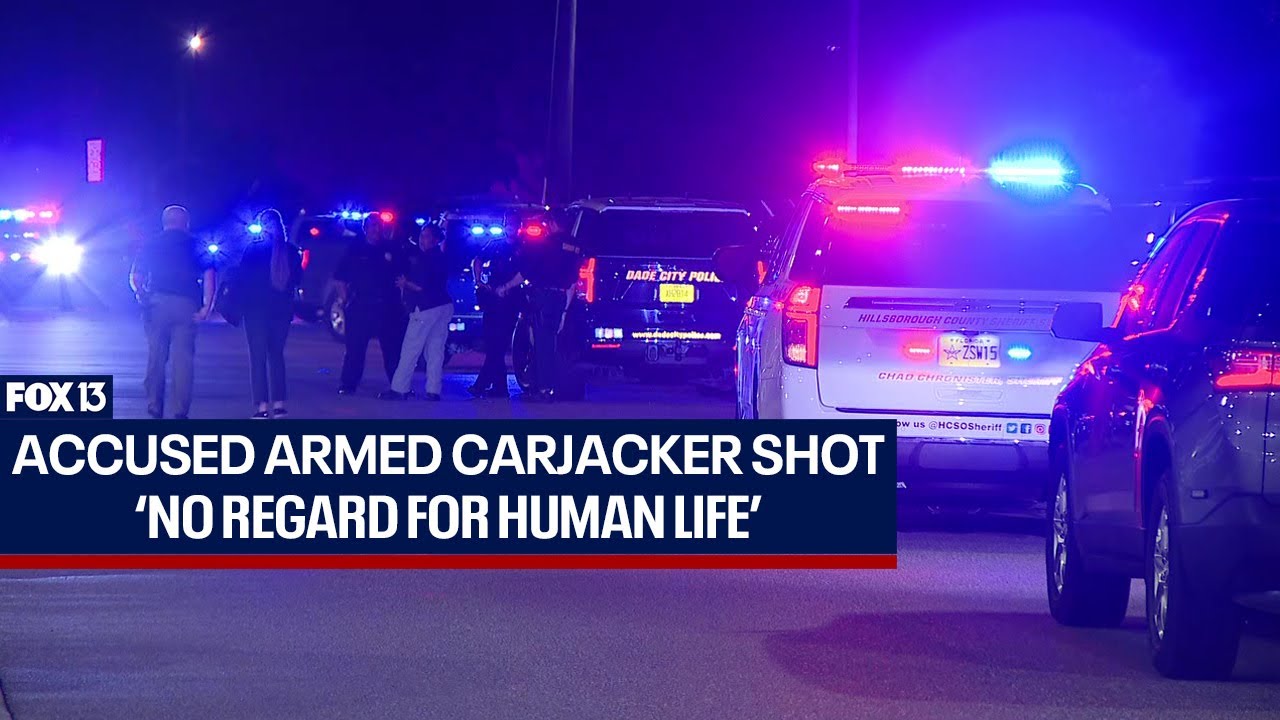 Suspected armed carjacker shot: Full Press Conference