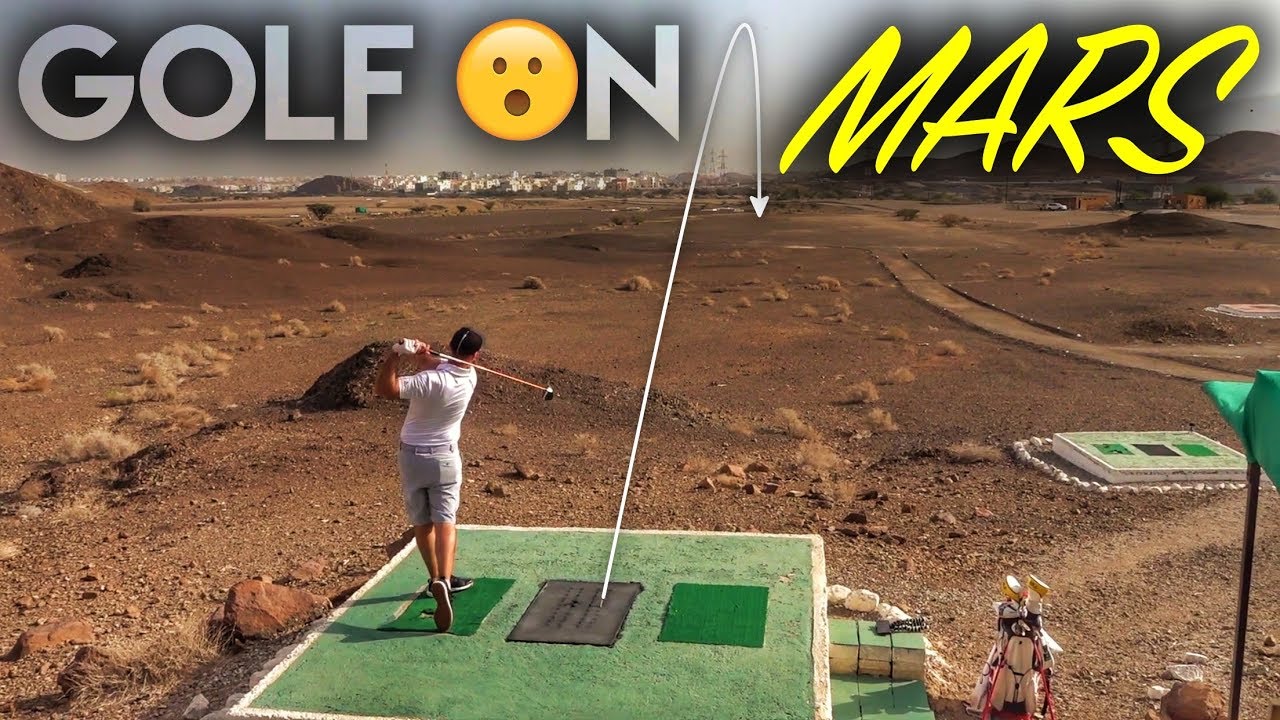 Playing Golf...ON MARS! Desert Golf in Oman