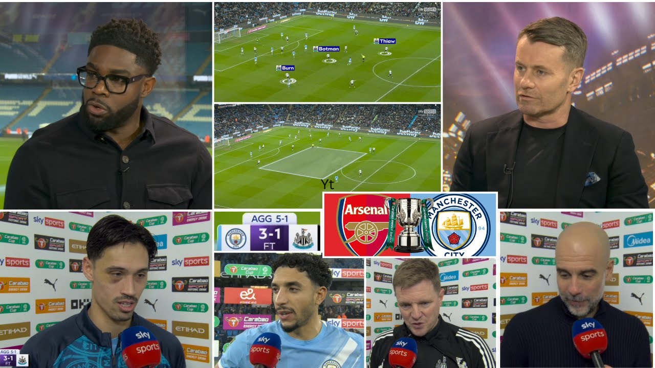 Manchester City vs Newcastle 3–1 | Micah Richards Reacts to City’s Dominance | Guardiola Tactics