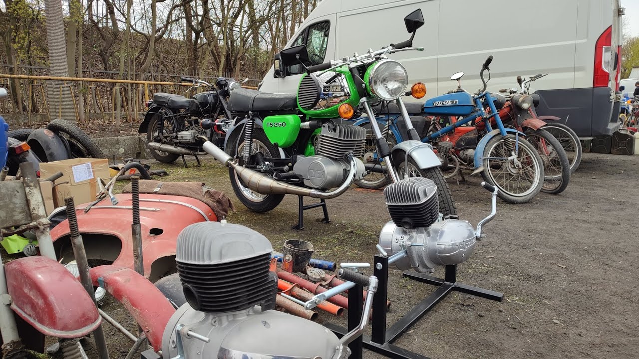 Moto Bazar Poznań ! Ile kosztują perełki PRL ? Motorynki ? WSK ? MZ ? Relacja filmowa ! 