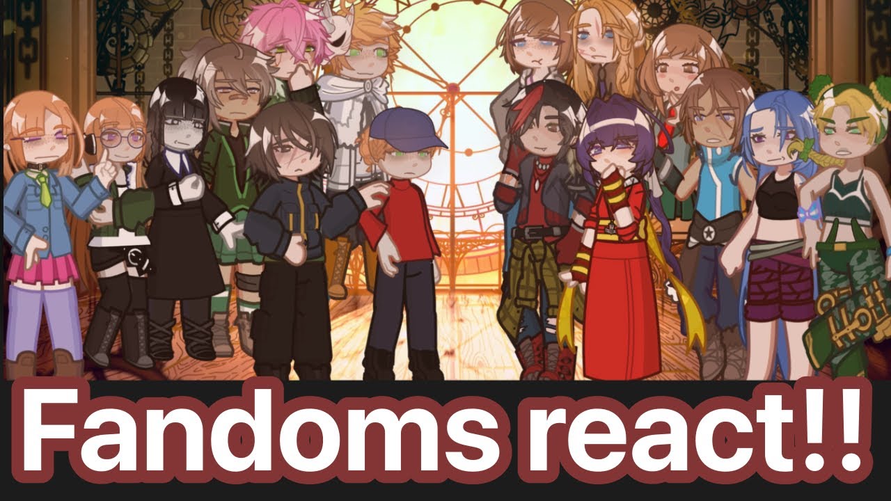 Fandoms react | 2X WIP | INTRODUCTION 2/2 | tpn, op, wednesday, yellowjackets, drdt, korra and more