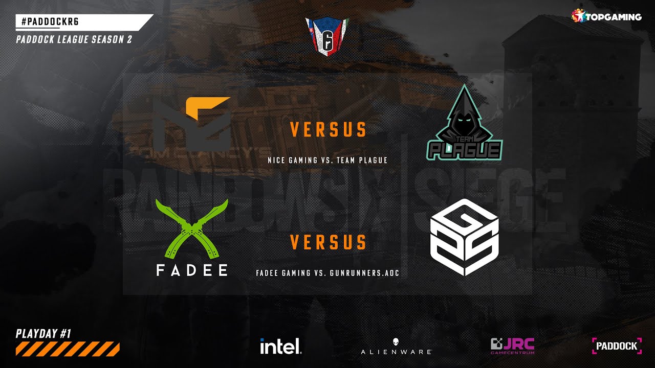 PADDOCK LEAGUE SEASON 2 &bull; Nice Gaming vs. Team Plague / Fadee Gaming vs. Gunrunners.AOC (ENG)