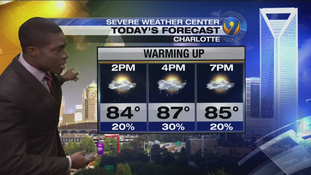 Wednesday afternoon forecast update from Meteorologist Tony Sadiku