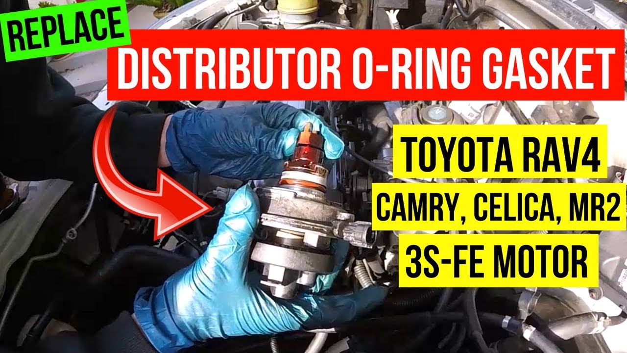 How To Replace Distributor O-Ring Gasket Toyota Camry RAV4 Celica 3S-FE -Jonny DIY