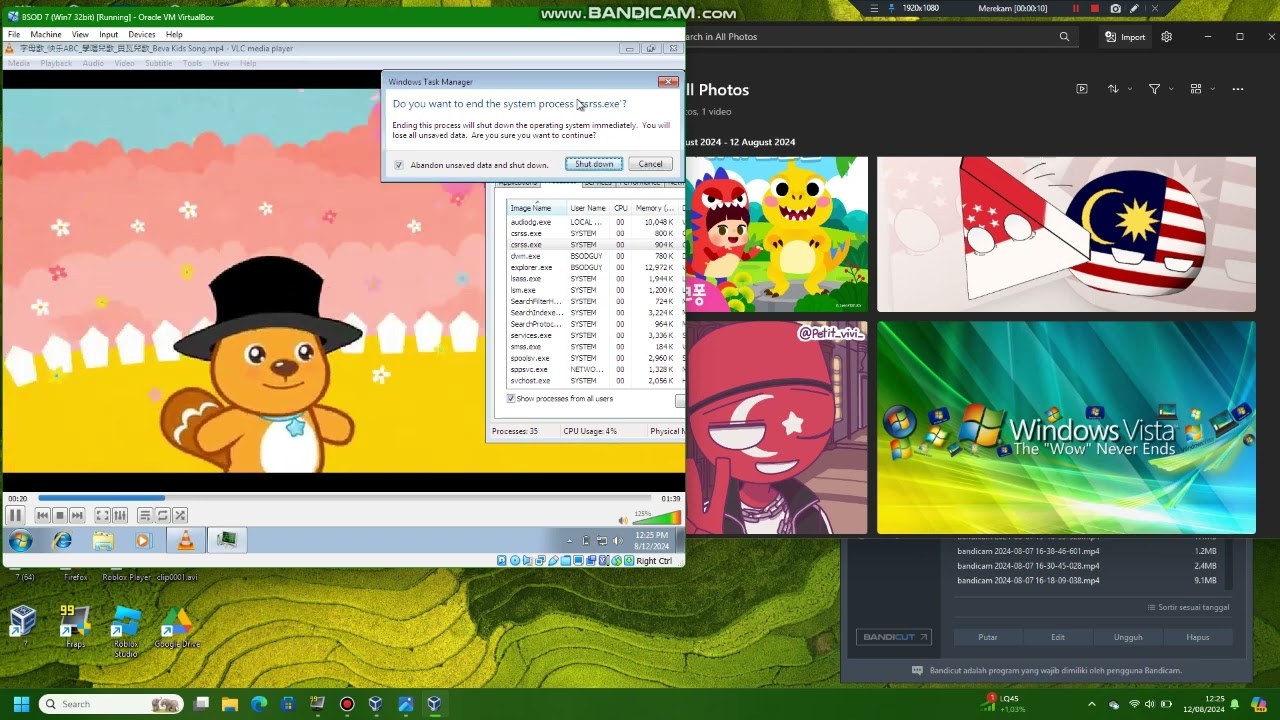 Virtualbox BSOD Compilation Part 13