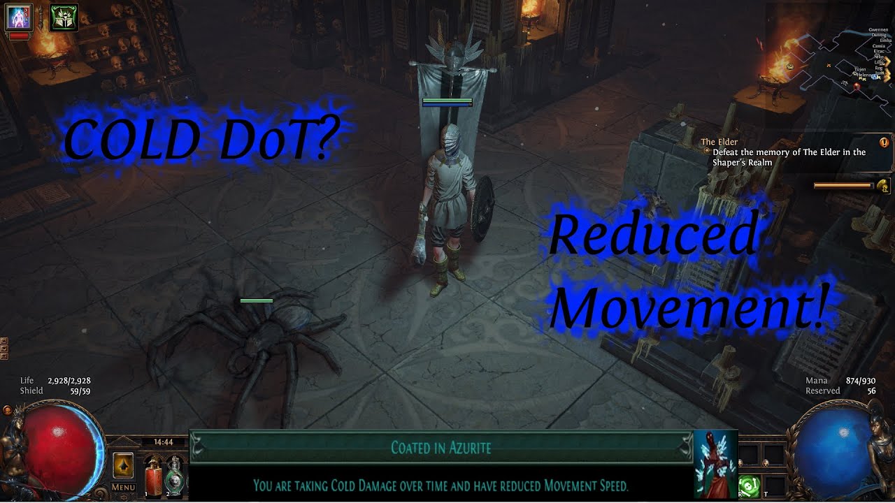 This Spider Spectre deals COLD damage over time!