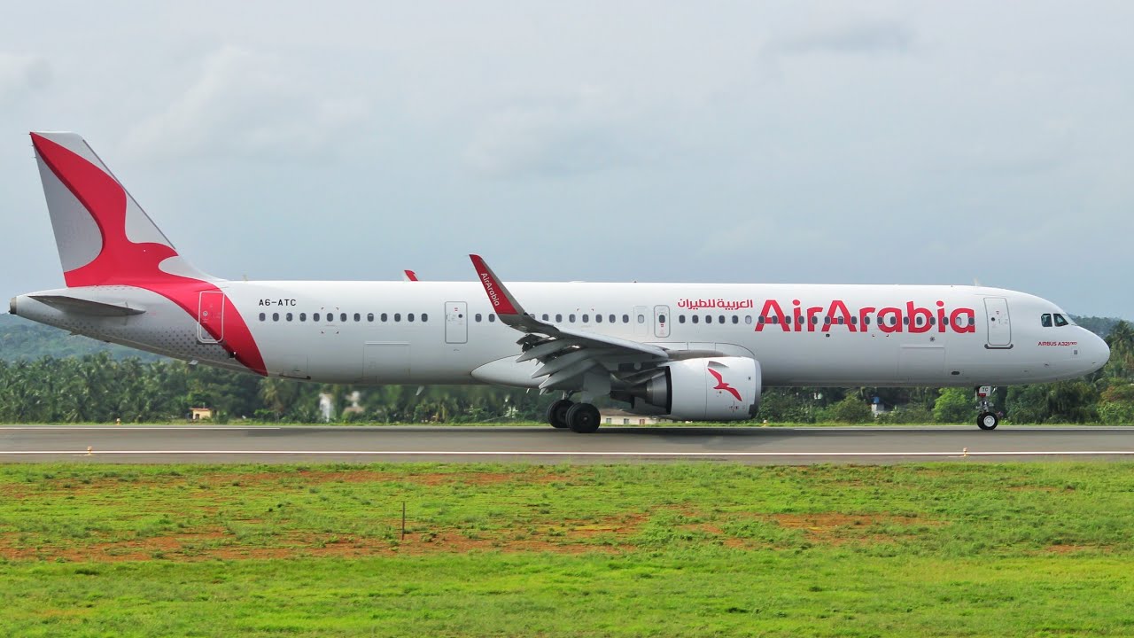 Air Arabia [Airbus A321Neo] New Livery | Landing and Takeoff at calicut Int'l Airport