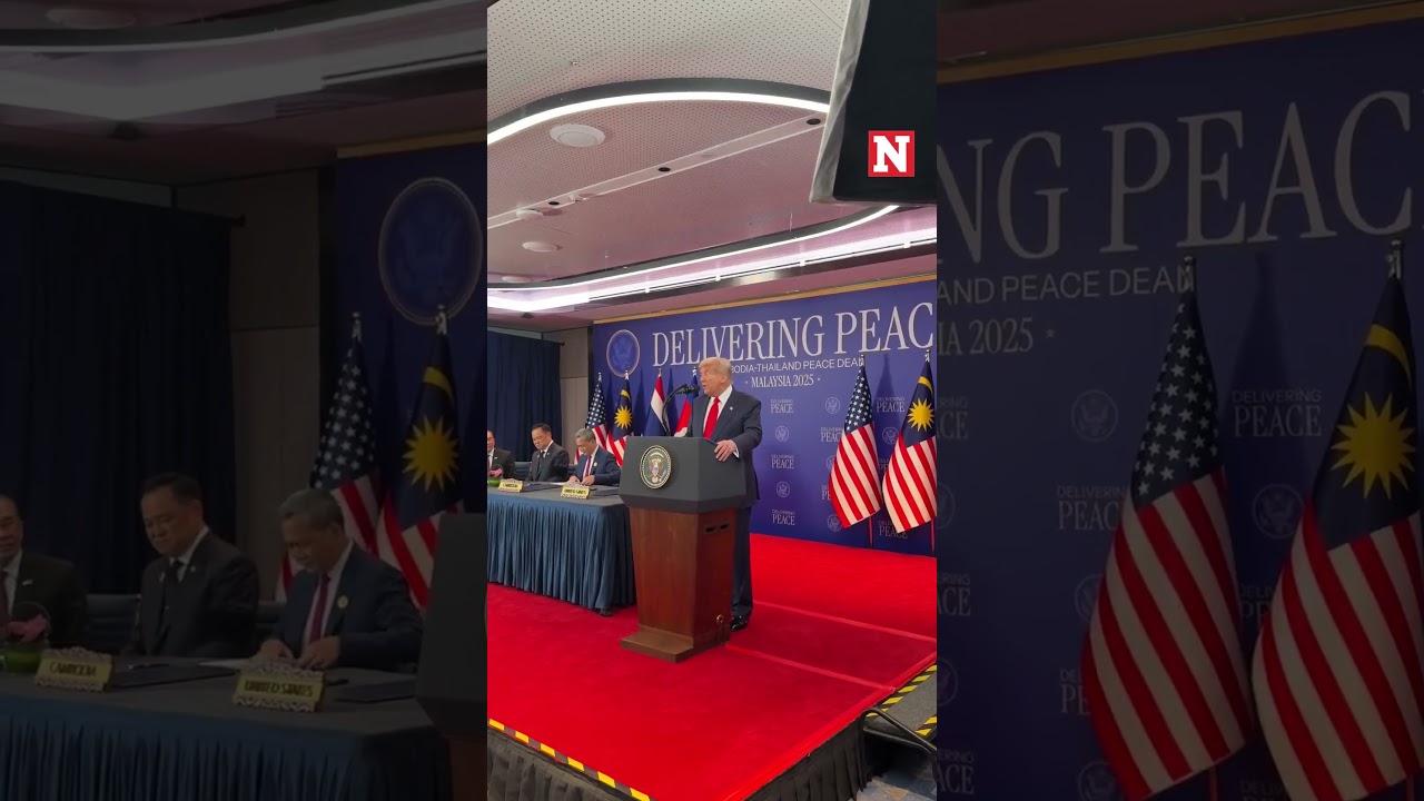 Trump Spoke Proudly After Thailand and Cambodia Sign Historic Peace Deal