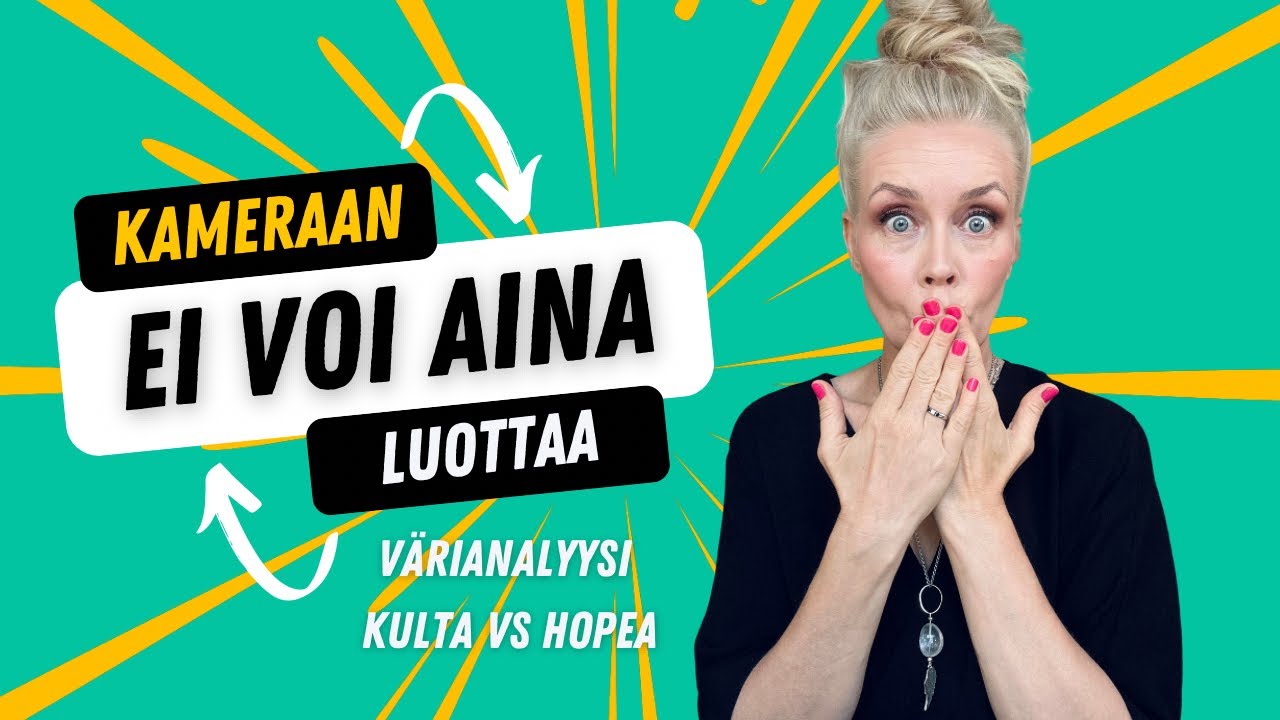 V&auml;rianalyysi - Kameraan EI voi aina luottaa!!!