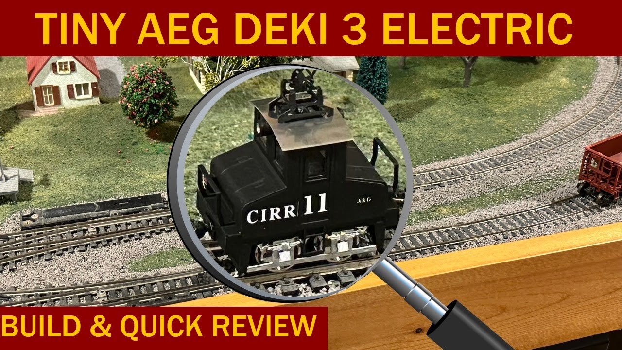 Сборка и краткий обзор одного из самых маленьких наборов HO Scale &mdash; Cosmic AEG Deki 3