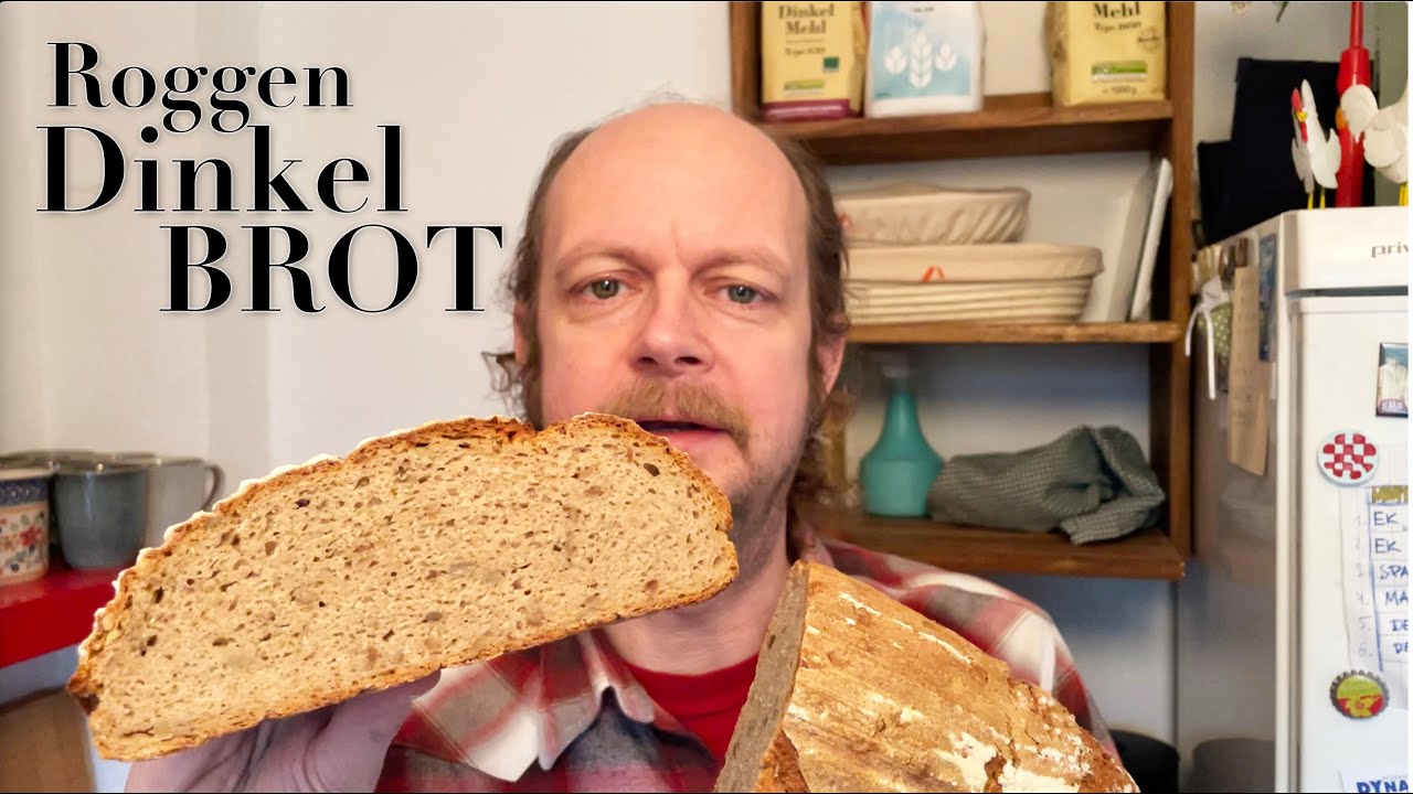 Roggen-Dinkel-Brot mit Sonnenblumenkernen