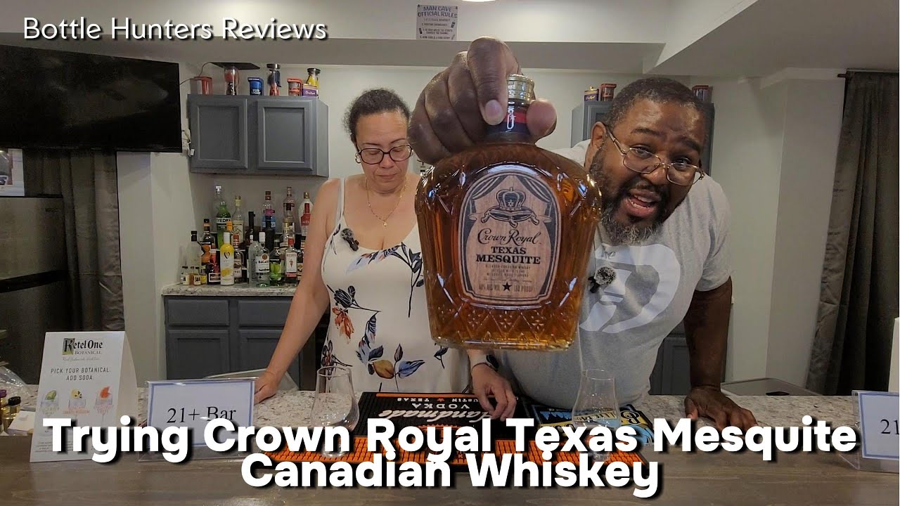 Trying Crown Royal Texas Mesquite Canadian Whiskey #bottlehuntersreviews