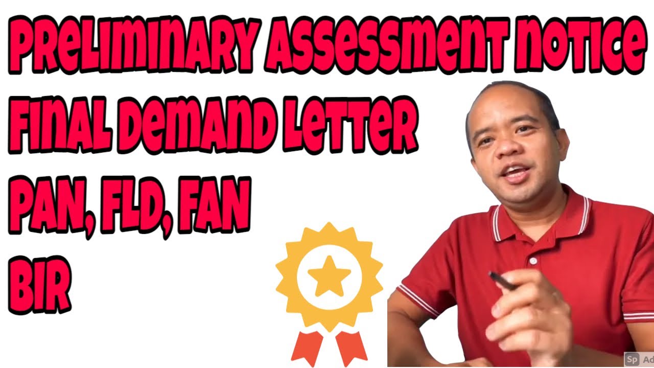 ALAMIN BIR (FAN, FLD, FAN)!!! Preliminary Assessment Notice+Final As Notice & Final Letter of Demand