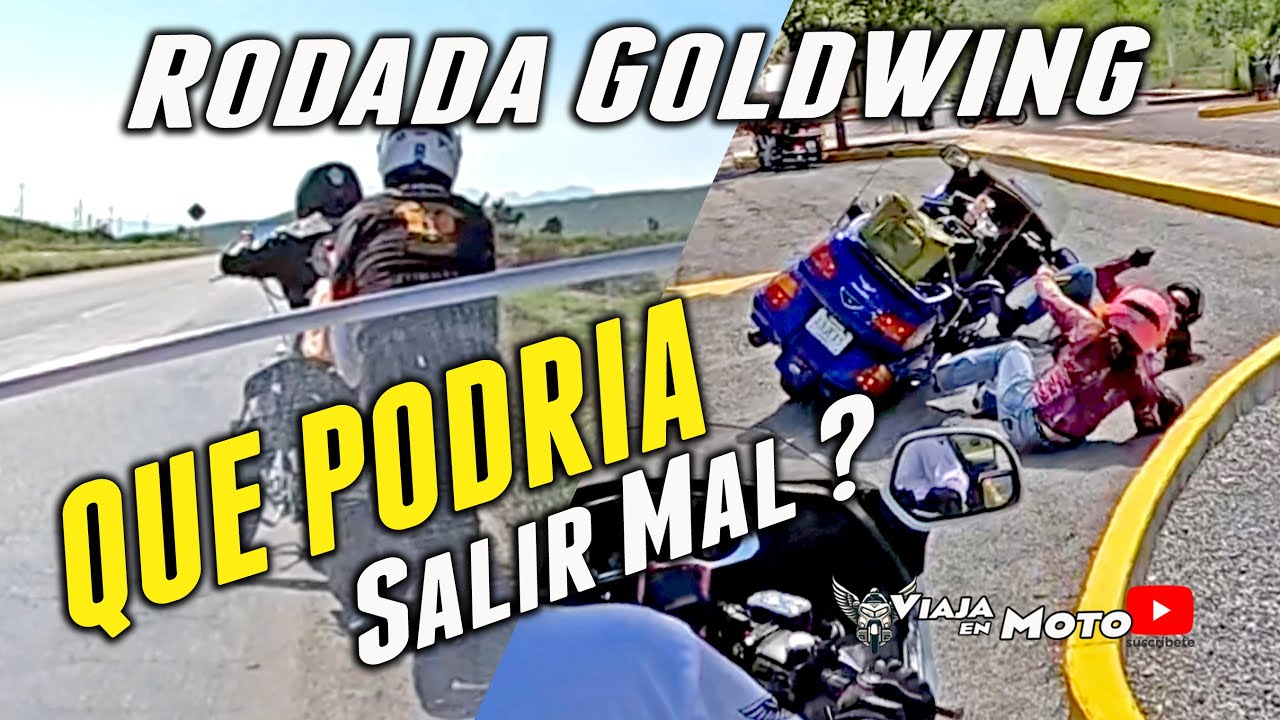 Que podría salir mal? Rodada Goldwing con situaciones MUY EXTRAÑAS!