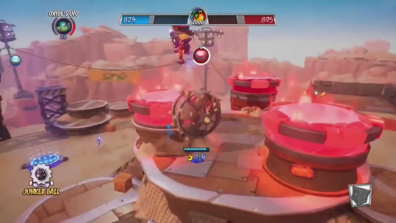 Crash Team Rumble: Crash Matches with Mario Music and SFXs