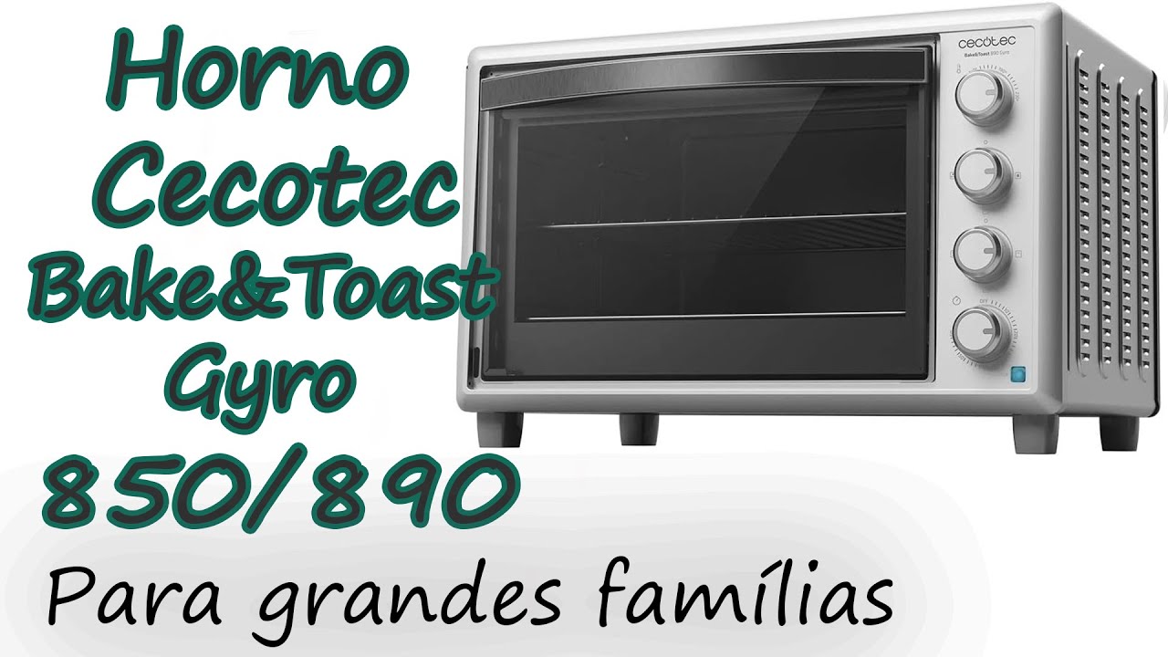 Horno Cecotec Bake&Toast 850/890 Gyro