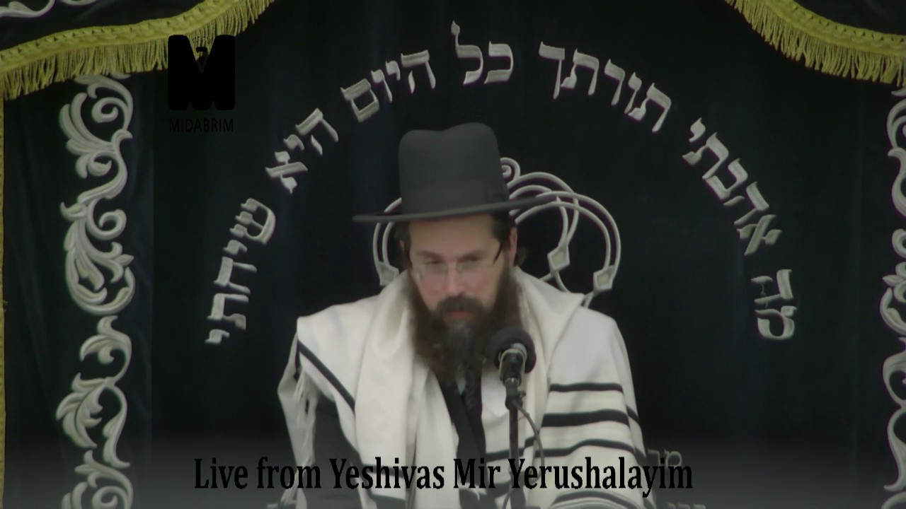 Hespedim of Rav Moshe Schapira ZT