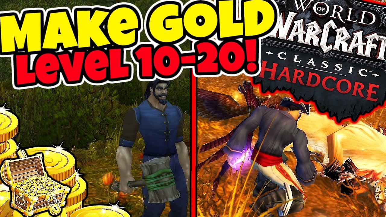 How To Make Gold From Level 10-20 in Classic WoW Hardcore