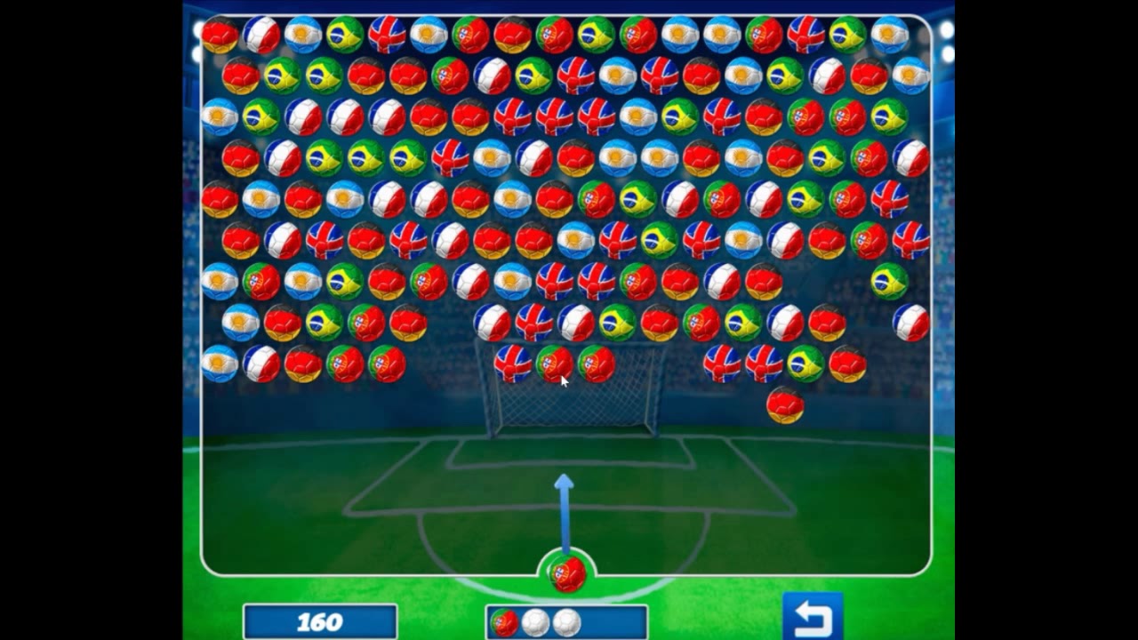 BUBBLE SHOOTER WORLD CUP - Game preview
