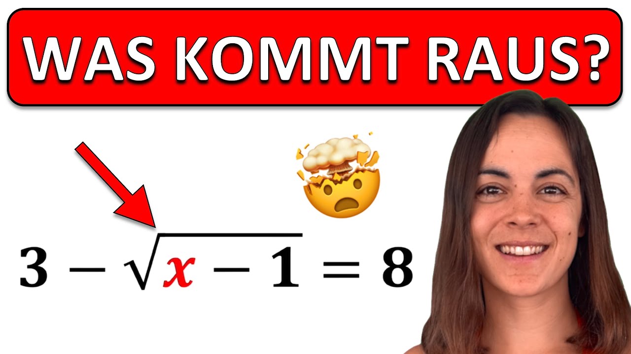 🚀🚀🚀 Der typische MATHE FEHLER  bei Wurzelgleichungen, machst DU ihn auch?