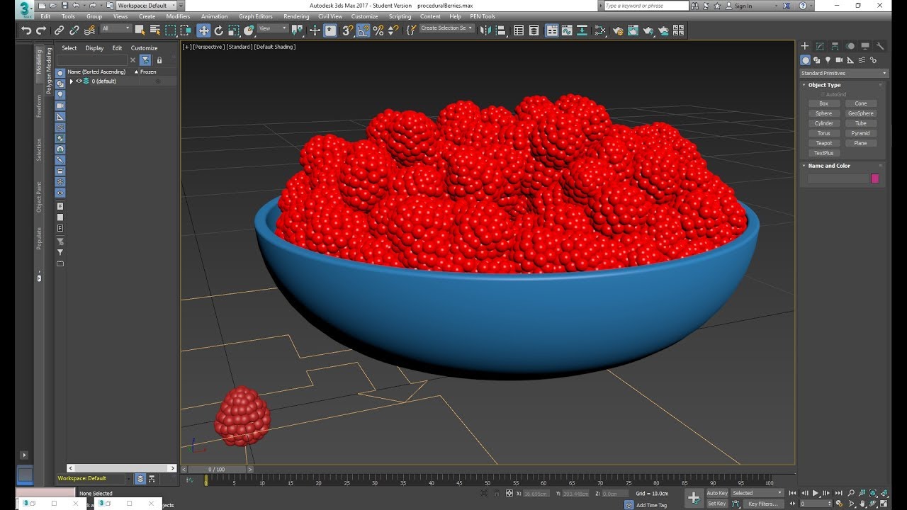 Procedural Berries in 3DS Max