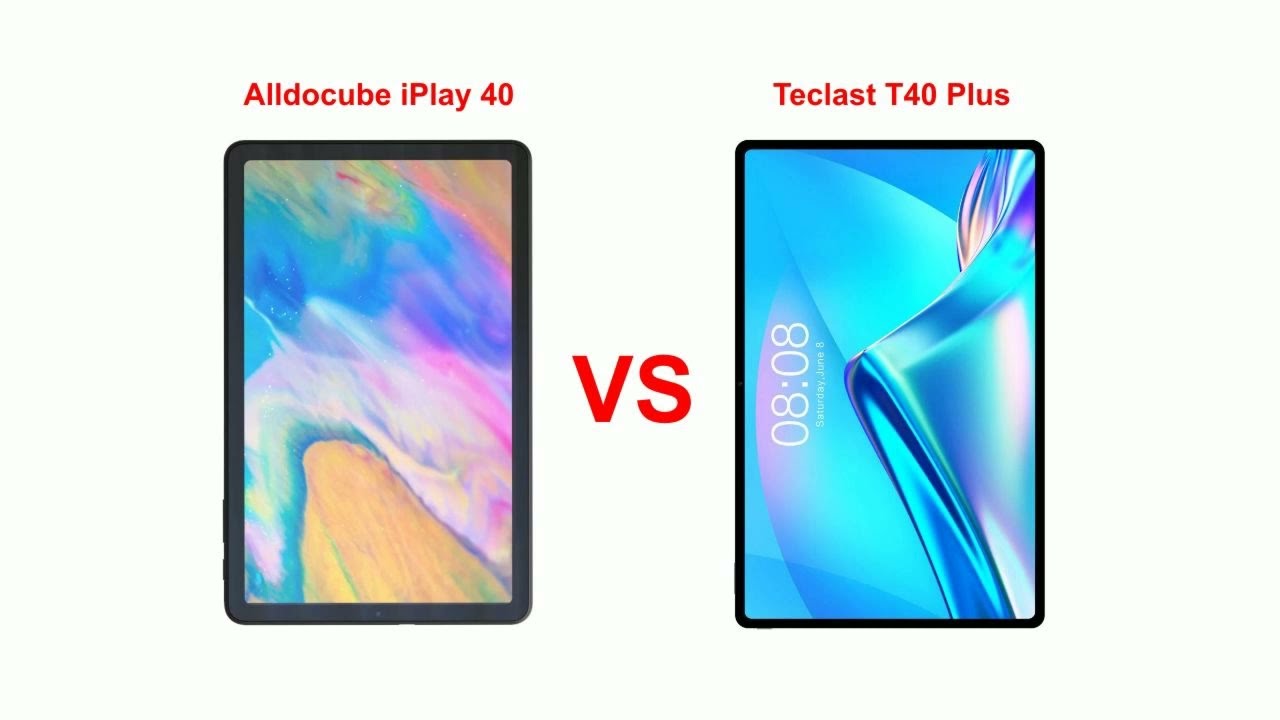 Teclast T40 Plus vs Alldocube iPlay 40 - Tablets comparison (link and coupons in the description)