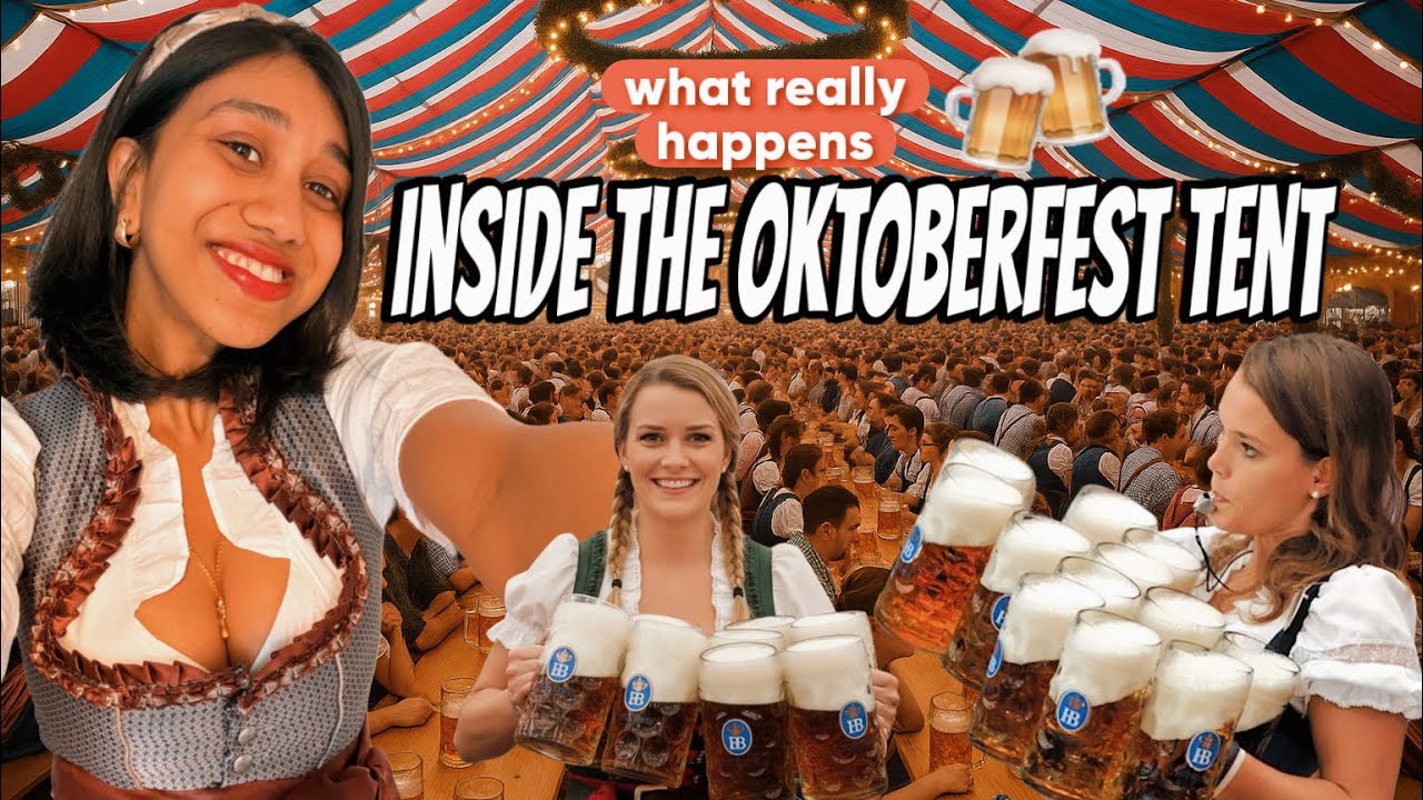 Ever wondered what REALLY happens inside an Oktoberfest tent? 🍺 the world’s biggest beer festival ♥️