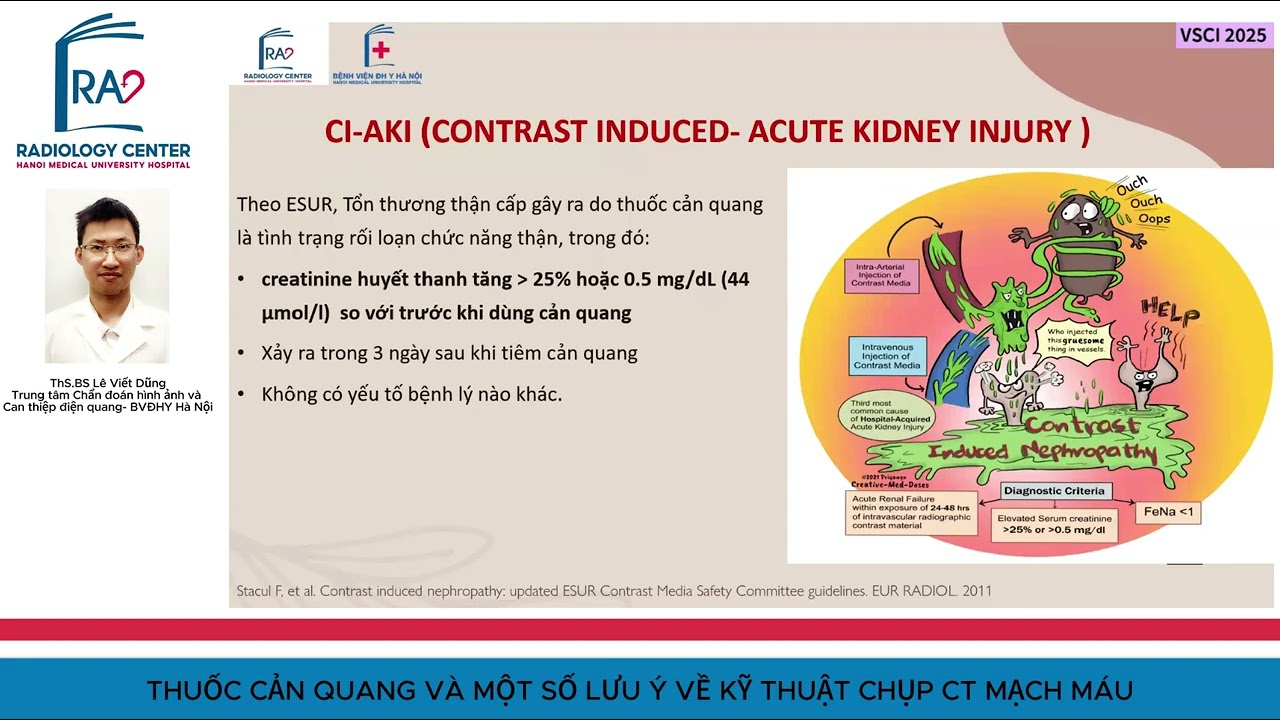 THUỐC CẢN QUANG VÀ MỘT SỐ LƯU Ý VỀ KỸ THUẬT CHỤP CT MẠCH MÁU