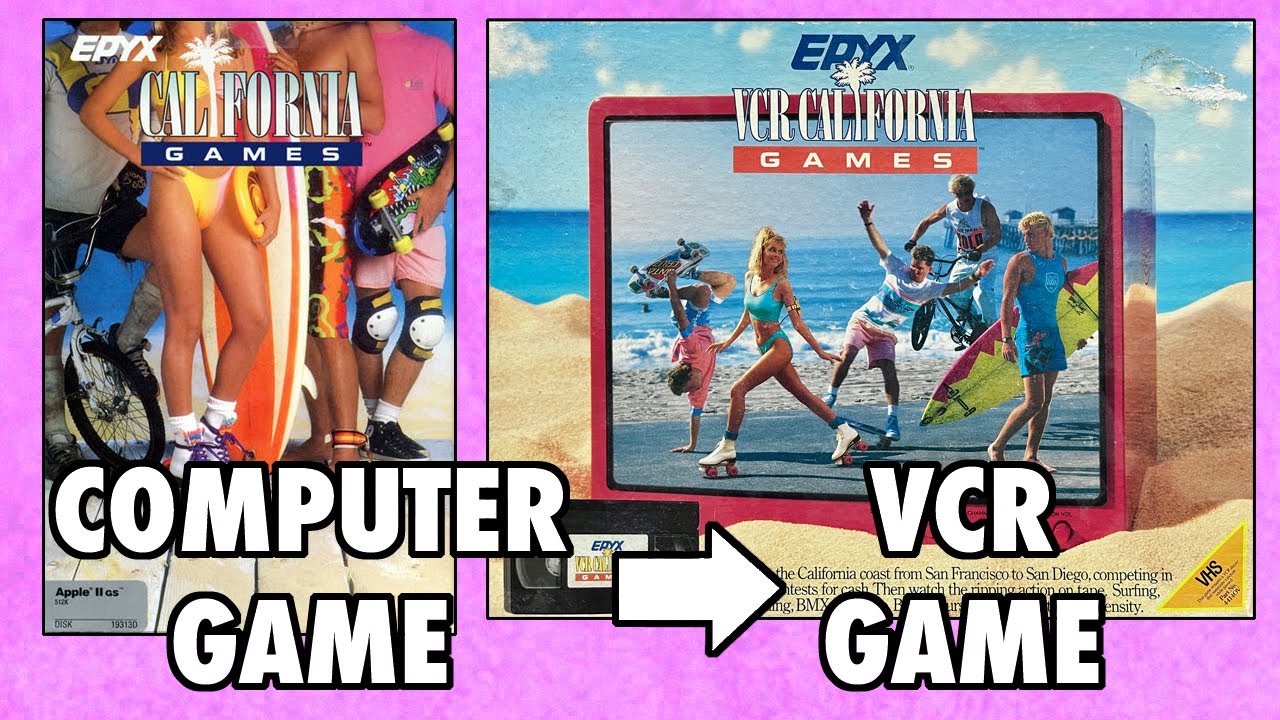 California Games - Computer Game vs. VCR Game