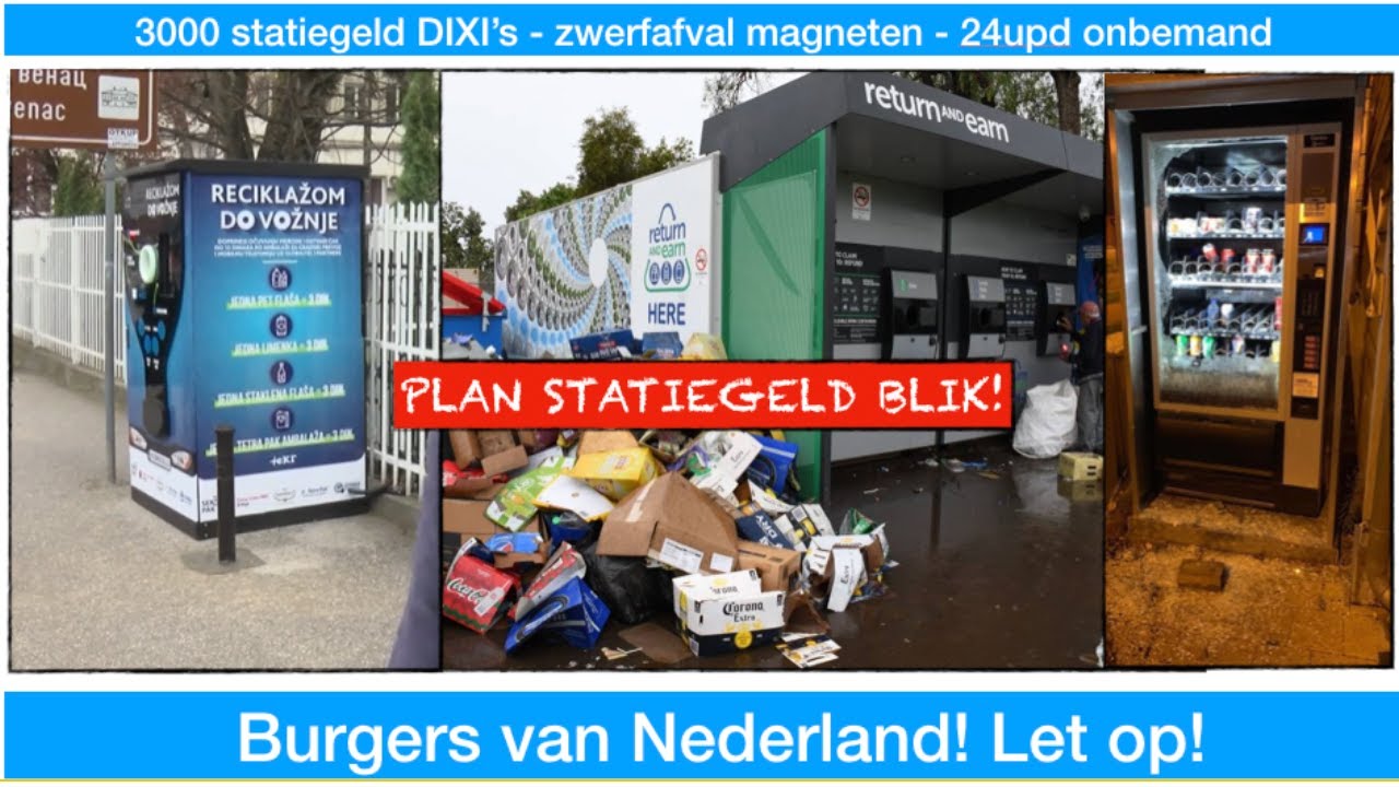 Rampzalig plan supermarkten gestopt. Statiegeld op blik per 1 januari IN super. Campagne succes!