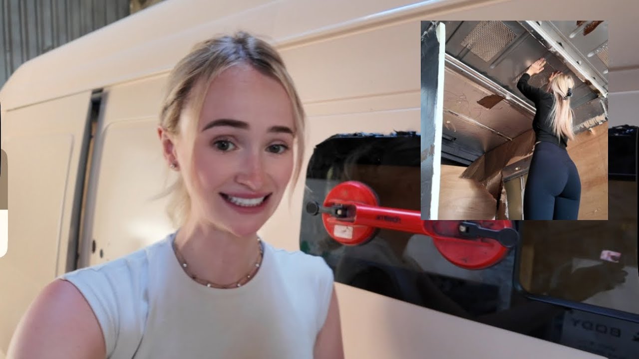 Solo van conversion | Window install FAIL!! | Insulating the van
