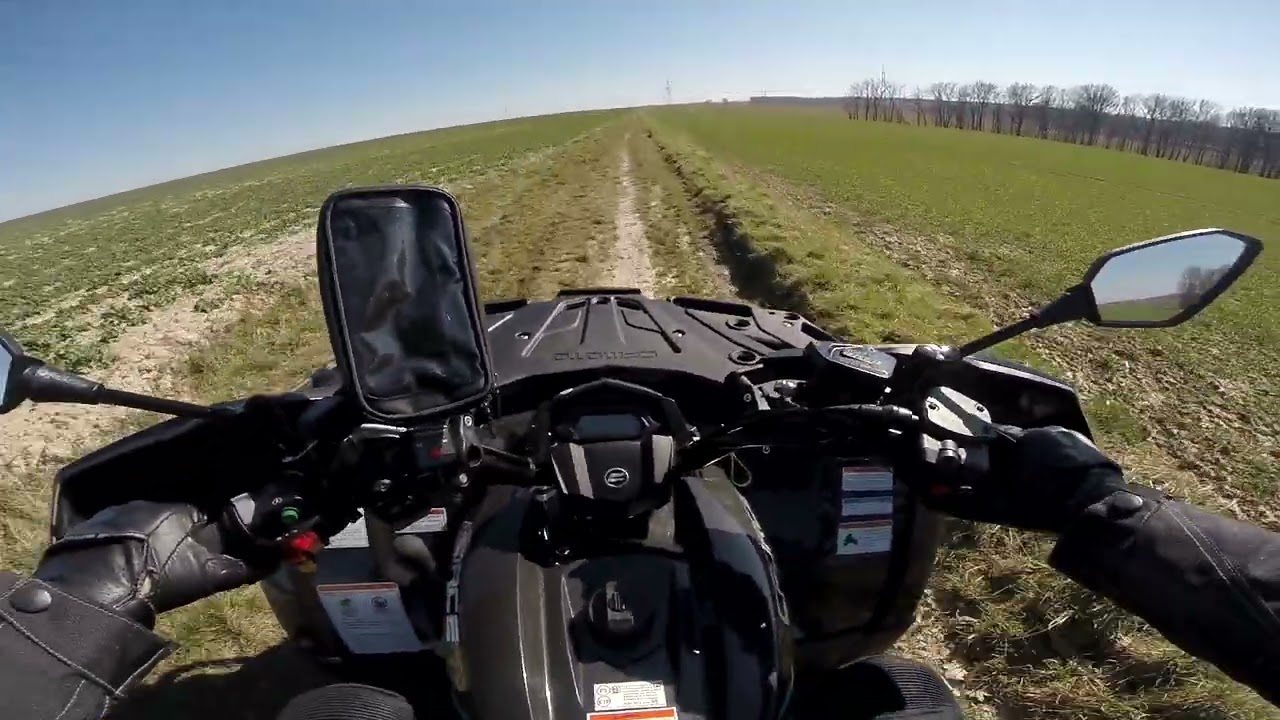 CFMOTO CFORCE 450 L Erste Fahrt in leichtem Gelände