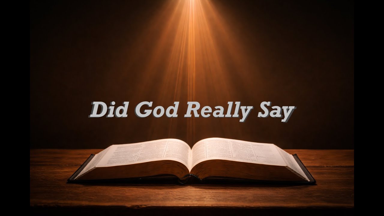 Did God Really Say (Style: Blues / Cinematic)