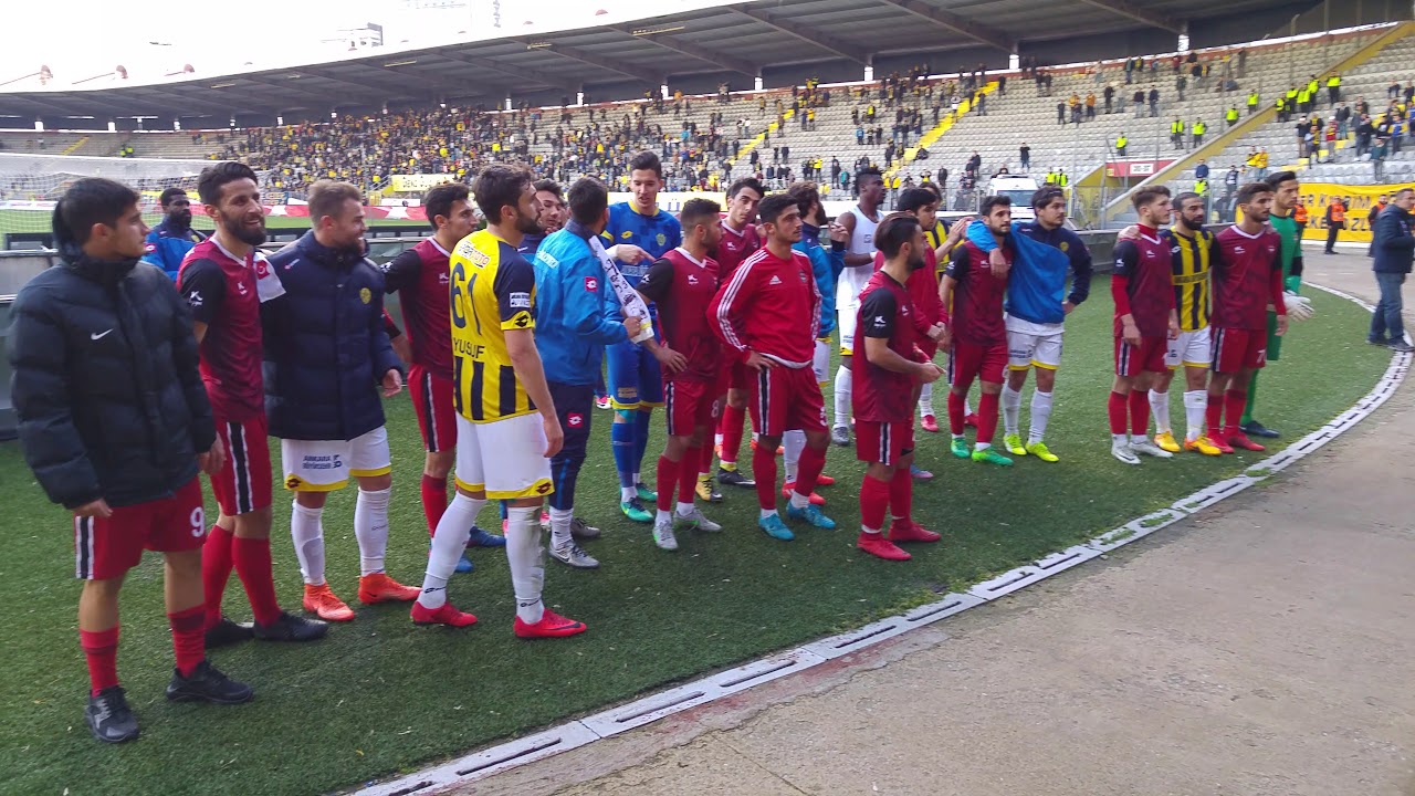 Ankaragücü tribünlerinden Gaziantepspor'a destek