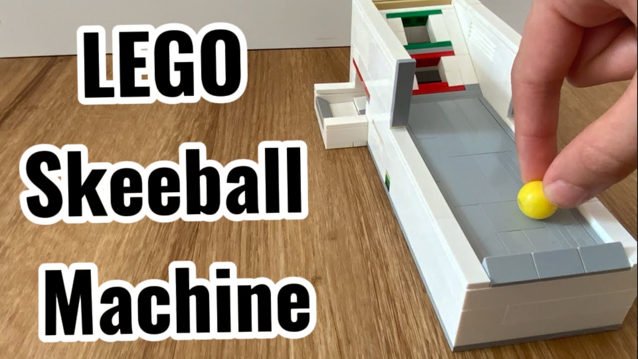 How to build a LEGO Skeeball-Machine. *No technic pieces* 