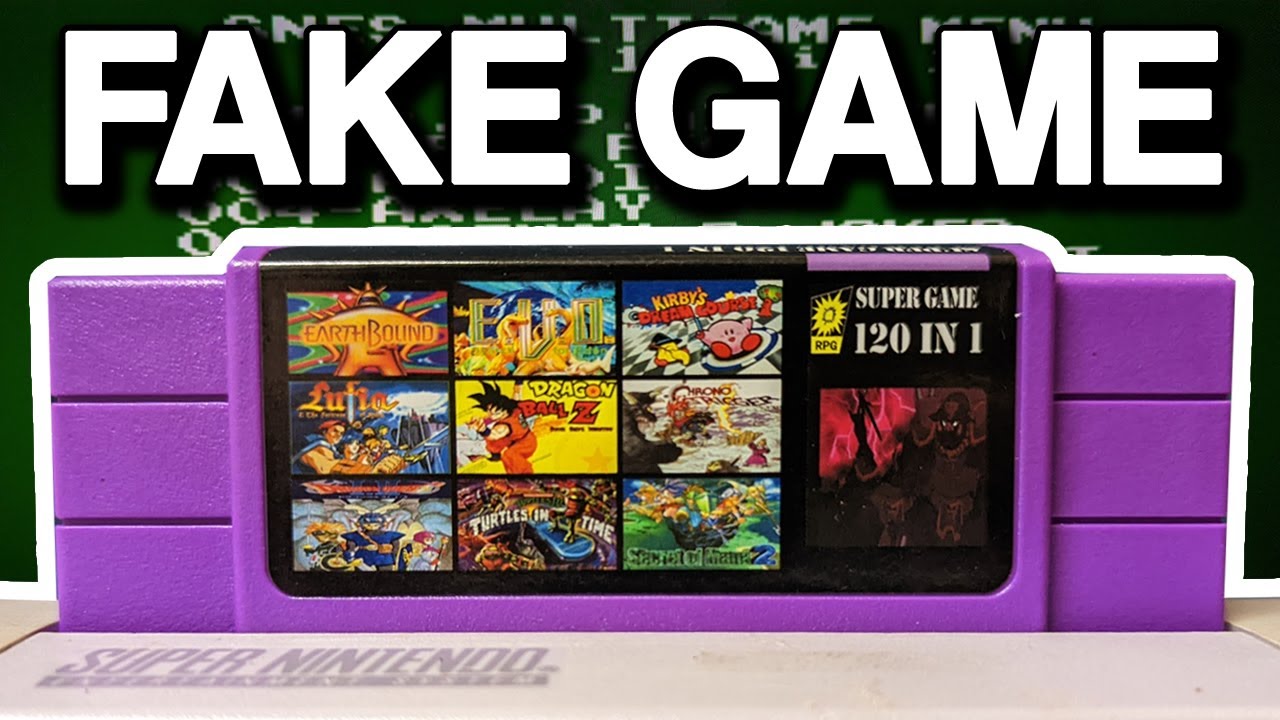 Я купил эту поддельную игру для SNES на Amazon