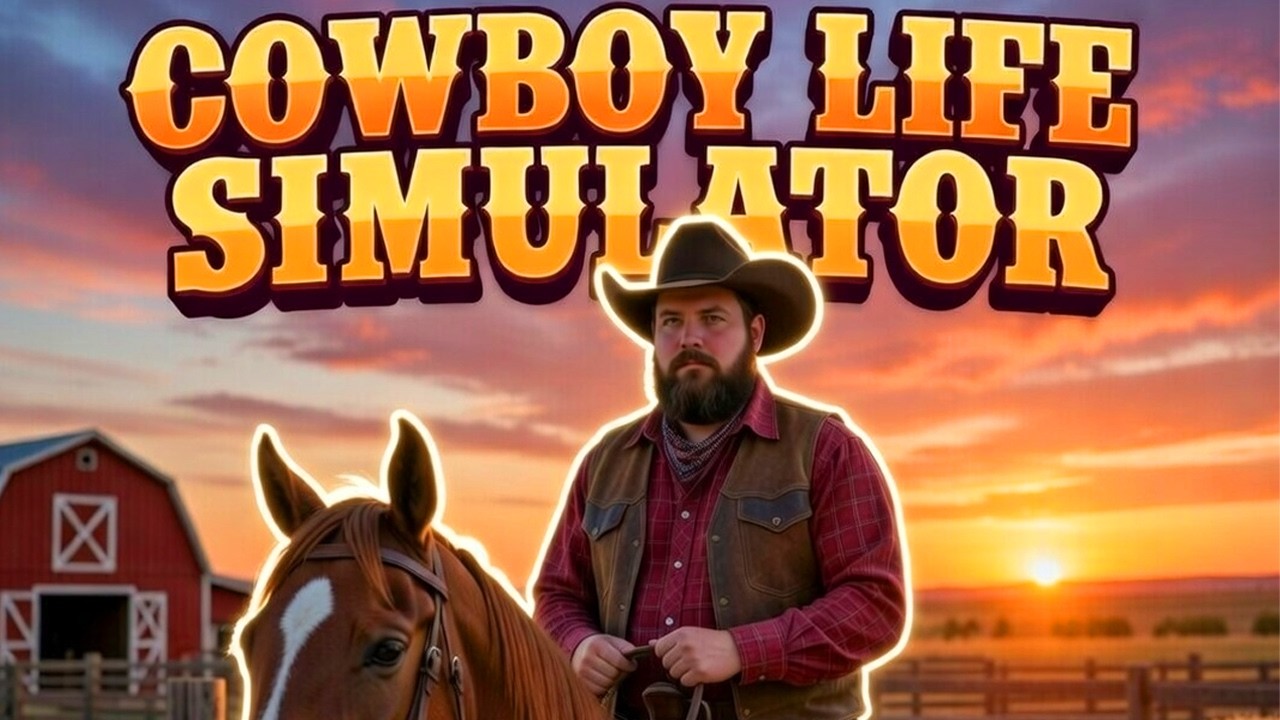 I WANNA BE A COWBOY BABY | Bagsterd plays Cowboy Life Simulator